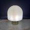 Mid-Century Modern Italian Table Lamp with Glossy Opal Glass attributed to Mazzega 3