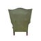Victorian Wingback Armchair with Oak Queen Onos Legs, Image 7