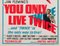 Australisches James Bond You Only Live Twice Daybill Filmplakat, 1967 5