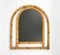 Arched Bamboo and Rattan Wall Mirror, Italy, 1970s 11