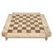 Bicolor Travertine Chess Game in the style of Angelo Mangiarotti, Italy, 1970s 1