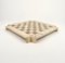 Bicolor Travertine Chess Game in the style of Angelo Mangiarotti, Italy, 1970s 6