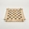 Juego de ajedrez bicolor de travertino al estilo de Angelo Mangiarotti, Italia, años 70, Imagen 8