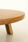 Brutalist Oak Round Coffee Table, the Netherlands, 1970s, Image 5