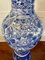 Große antike japanische Imari Vase in Blau & Weiß, 1900er 5