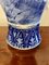 Große antike japanische Imari Vase in Blau & Weiß, 1900er 11