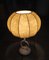 Lámpara de mesa Cocoon italiana, años 60, Imagen 1