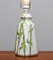 Italian White Ceramic and Glazed Hand-Painted Table Lamps with Bamboo Decor, 1960s, Set of 2, Image 11