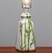 Italian White Ceramic and Glazed Hand-Painted Table Lamps with Bamboo Decor, 1960s, Set of 2, Image 12