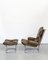 Wing Chair and Ottoman by Ingmar Relling for Westnofa, 1970s, Set of 2 1