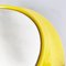 Modern Italian Yellow Plastic Round Mirror, 1980s 8