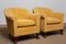 Art Deco Yellow Velvet Club Chairs by Carl Johansons Stockholm, 1920s, Set of 2, Image 5