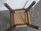 Taburete pequeño de madera con asiento trenzado de Errich Diekmann, años 20, Imagen 6