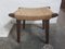Taburete pequeño de madera con asiento trenzado de Errich Diekmann, años 20, Imagen 2