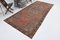 Vintage Pink and Brown Wool Rug 2