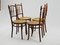 19th Century Chairs with Canage from Thonet, Set of 4 8