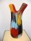 Oriente Vase aus Muranoglas mit doppeltem Hals von Dino Martens, 1950er 6