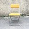 Folding Chair in Yellow Velour, 1970s 3