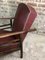 Wooden Deck Chair in Imitation Leather, 1930s / 40s 10