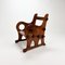 Mid-Century Arts & Crafts Oak Lounge Chair, 1950s 1