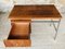 Bureau Mid-Century en Palissandre et Chrome par Louigi Bartolini, 1960s 12