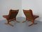Mid-Century Siesta Leather Chairs by Ingmar Relling for Westnofa, 1960s, Set of 2 14