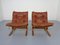 Mid-Century Siesta Leather Chairs by Ingmar Relling for Westnofa, 1960s, Set of 2, Image 5