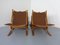 Mid-Century Siesta Leather Chairs by Ingmar Relling for Westnofa, 1960s, Set of 2 13