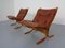 Mid-Century Siesta Leather Chairs by Ingmar Relling for Westnofa, 1960s, Set of 2, Image 3
