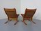 Mid-Century Siesta Leather Chairs by Ingmar Relling for Westnofa, 1960s, Set of 2 9