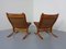 Mid-Century Siesta Leather Chairs by Ingmar Relling for Westnofa, 1960s, Set of 2, Image 9