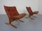 Mid-Century Siesta Leather Chairs by Ingmar Relling for Westnofa, 1960s, Set of 2 4