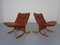 Mid-Century Siesta Leather Chairs by Ingmar Relling for Westnofa, 1960s, Set of 2, Image 1