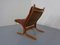 Mid-Century Siesta Leather Chair by Ingmar Relling for Westnofa, Norway, 1960s, Image 8