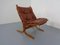 Mid-Century Siesta Leather Chair by Ingmar Relling for Westnofa, Norway, 1960s, Image 3