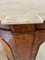 Antique Victorian Burr Walnut Inlaid & Marble Top Credenza, 1860, Image 9