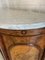 Antique Victorian Burr Walnut Inlaid & Marble Top Credenza, 1860, Image 8