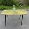 Mid-Century Green Brown Coffee Table Italy 1950s 11