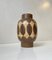 Ceramic Vase with Leaves by Jacob Siv for Syco, Sweden, 1970s 1