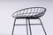 Black Metal Wire Stool by Cees Braakman for Pastoe, 1950s 9