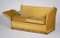 Danish Yellow Velvet Knole Sofa & Armchair, 1950s, Set of 2 5