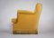 Danish Yellow Velvet Knole Sofa & Armchair, 1950s, Set of 2 12