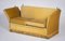 Dänisches Knole Sofa & Sessel aus gelbem Samt, 1950er, 2er Set 6