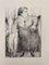 Luc-Albert Moreau, Deux Femmes, Lithographie Originale, Début 20ème Siècle 1