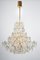 Huge Chandelier, Brass and Crystal Glass attributed to Kinkeldey, Germany, 1970s, Image 13