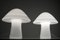 Murano Glas Mushroom Tischlampen von Guido De Majo für Res Murano, Italien, 2er Set 2