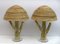 Hollywood Regency Bamboo and Brass Rod Cactus Lamps, Italy, 1990s, Set of 2 3