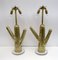 Hollywood Regency Bamboo and Brass Rod Cactus Lamps, Italy, 1990s, Set of 2 8