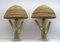 Hollywood Regency Bamboo and Brass Rod Cactus Lamps, Italy, 1990s, Set of 2 1