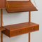 Mid-Century Bay Teak Wall Unit with Cabinet in the style of Poul Cadovius, Denmark, 1960s 12